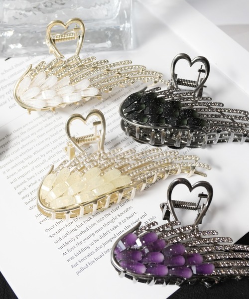 Port（ポート） ヘアクリップ 「 」 エンジェル ウィング ヘアクリップ