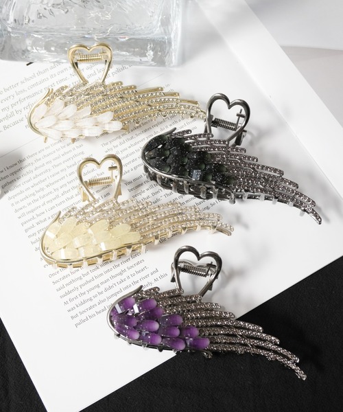 Port（ポート） ヘアクリップ 「 」 エンジェル ウィング ヘアクリップ