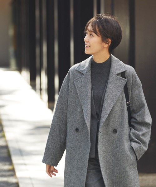 SUIT SELECT チェスターコート S グレー レディース : ZOZOTOWN Yahoo