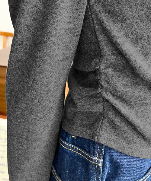 tシャツ レイヤードライクワンショルニットソープルオーバー レディース | moment+ | 24