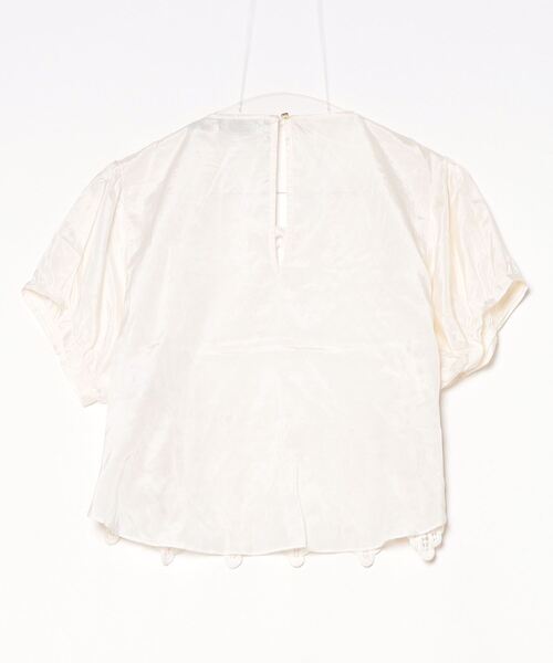 「aliceMcCALL」 レース半袖ブラウス 38 ホワイト レディース_画像2