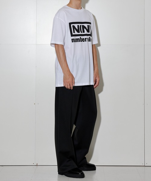 「NUMBER (N)INE」 半袖Tシャツ 2 ホワイト メンズ