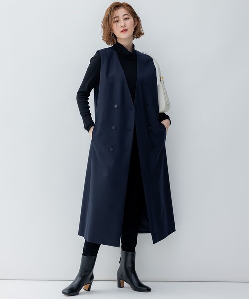 「23區(qū)」 加工スキニーデニムパンツ 44 ブルー レディース