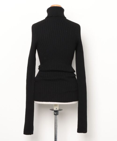 「iliann loeb」 タートルネックニット FREE ブラック レディース_画像2
