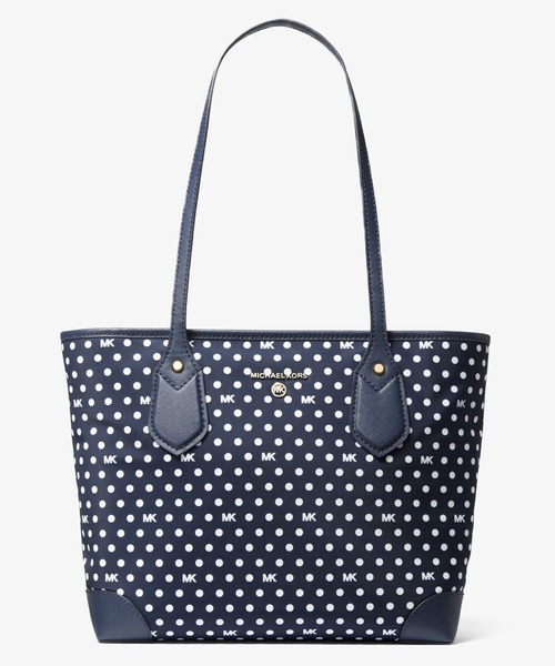 MICHAEL KORS（マイケルコース） トートバッグ FREE ホワイト×ネイビー