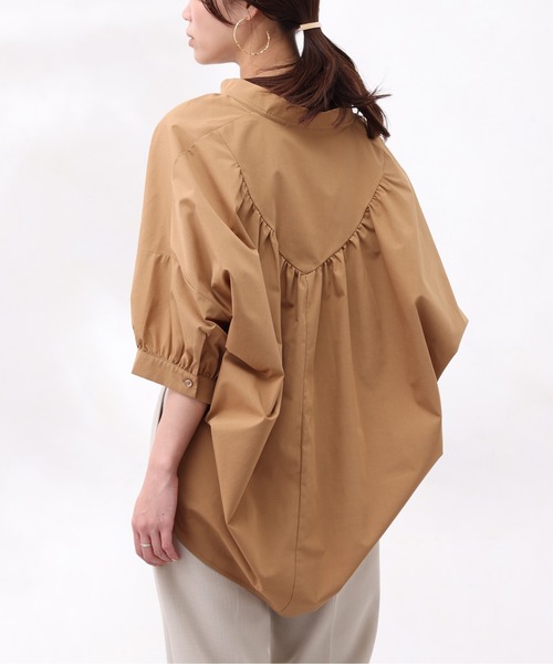 「Chez toi」 半袖シャツ FREE アイボリー レディース_画像4