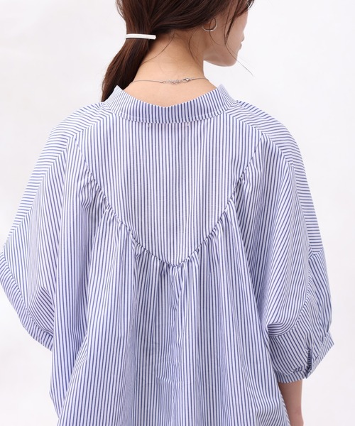 「Chez toi」 半袖シャツ FREE アイボリー レディース_画像5