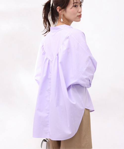 「Chez toi」 半袖シャツ FREE アイボリー レディース_画像6