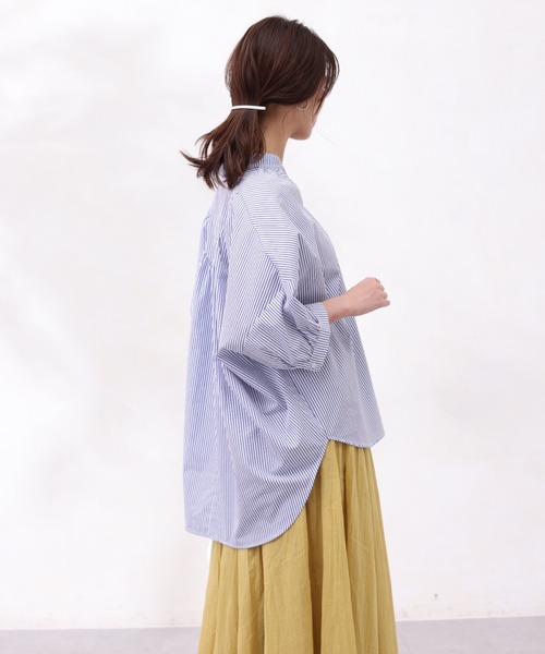 「Chez toi」 半袖シャツ FREE アイボリー レディース_画像7