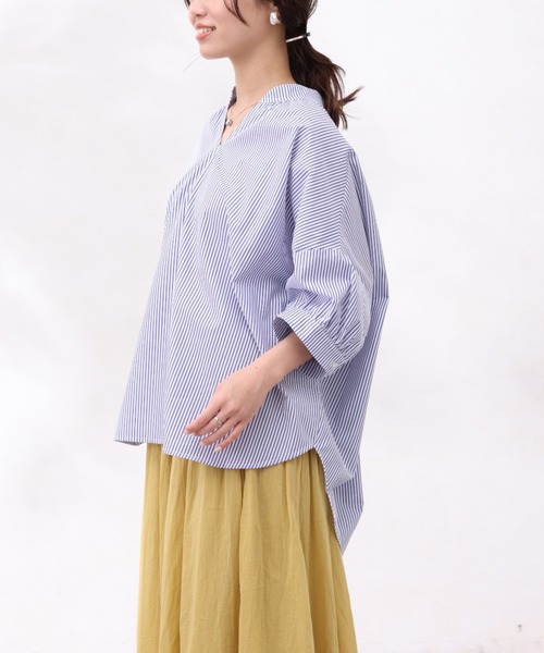 「Chez toi」 半袖シャツ FREE アイボリー レディース_画像8