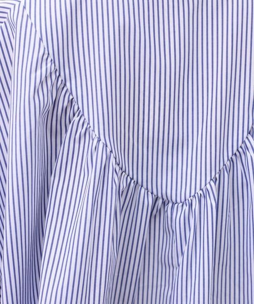 「Chez toi」 半袖シャツ FREE アイボリー レディース_画像9