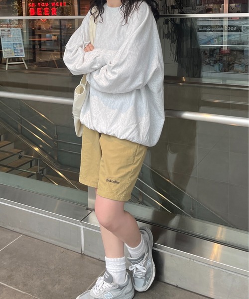 「BROKEN BASE」 ハーフパンツ MEDIUM ベージュ メンズ_画像4