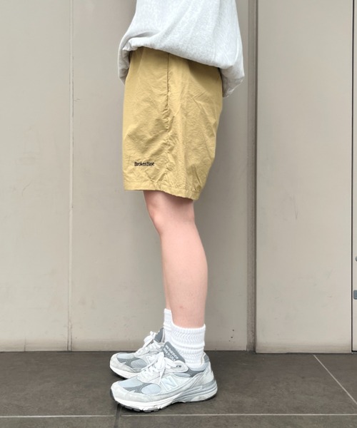 「BROKEN BASE」 ハーフパンツ MEDIUM ベージュ メンズ_画像6