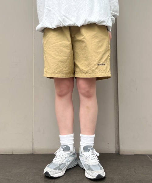 「BROKEN BASE」 ハーフパンツ MEDIUM ベージュ メンズ_画像9
