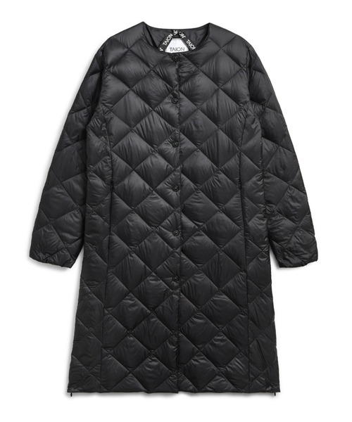 【本日限定値下げ☆】TAIONシティクルーネック ロングダウン M　ブラック シティ クルーネック ロングダウンコート – TAIONインナーダウン公式