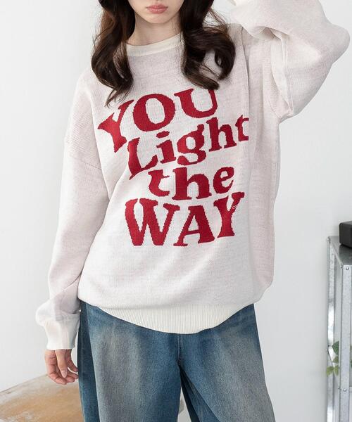 WEGO（ウィゴー） ニット セーター WEGO/グラフィックニットBIGプル