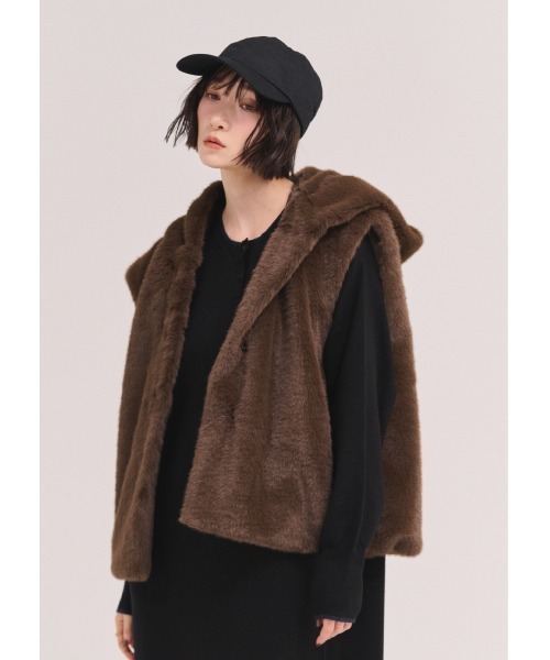 ベスト ジレ フェイクファーベスト レディース : ZOZOTOWN Yahoo!店