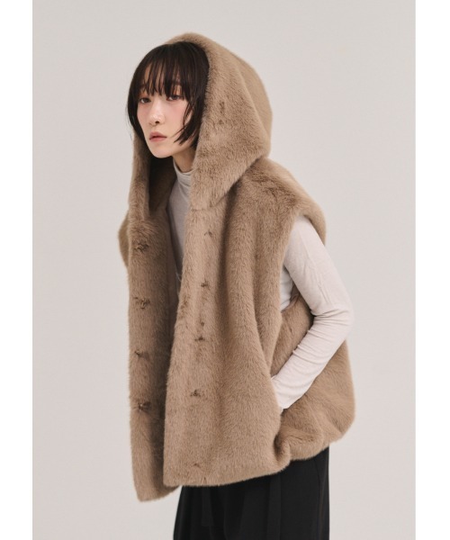 ベスト ジレ フェイクファーベスト レディース : ZOZOTOWN Yahoo!店