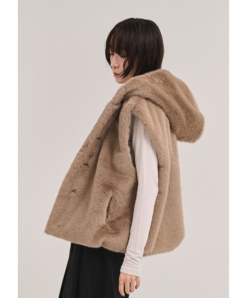 ベスト ジレ フェイクファーベスト レディース : ZOZOTOWN Yahoo!店