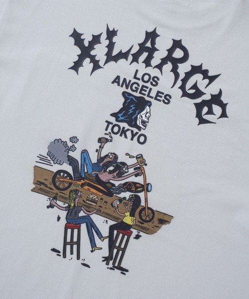 「XLARGE」 半袖Tシャツ S グレー メンズ_画像6