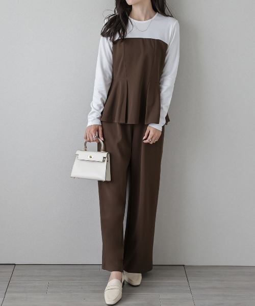 SUGAR BISKET（シュガービスケット） セットアップ ドッキングペプラム