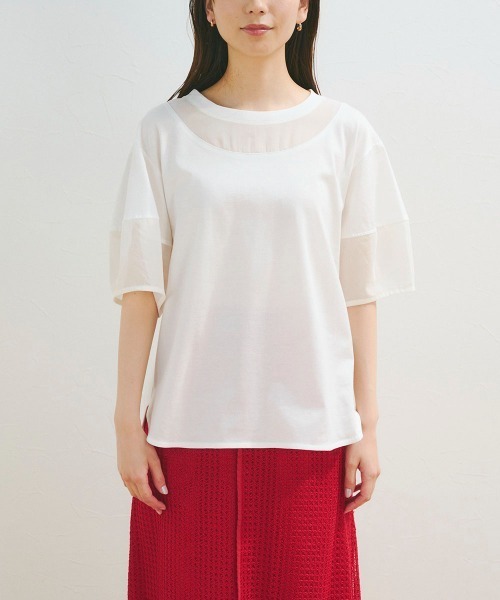 「Droite lautreamont」 半袖カットソー M ブラック レディース_画像8