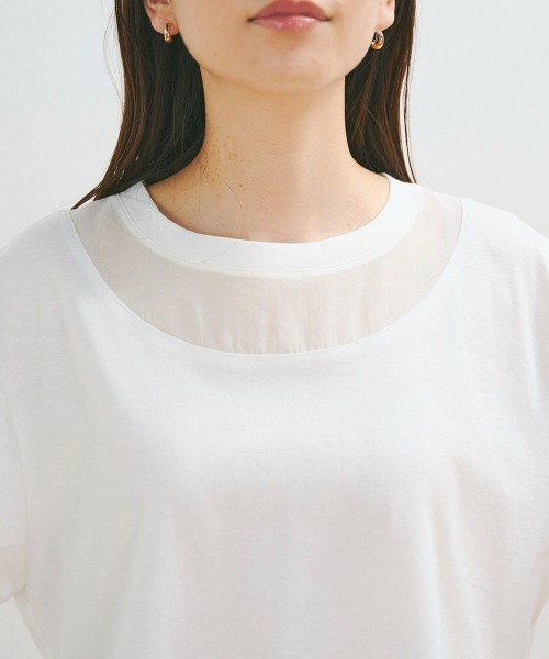 「Droite lautreamont」 半袖カットソー M ブラック レディース_画像9