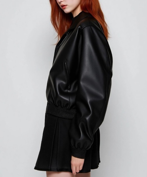 KOM（ドットコム） レザージャケット ライダース A'GEM/9 × 「.KOM