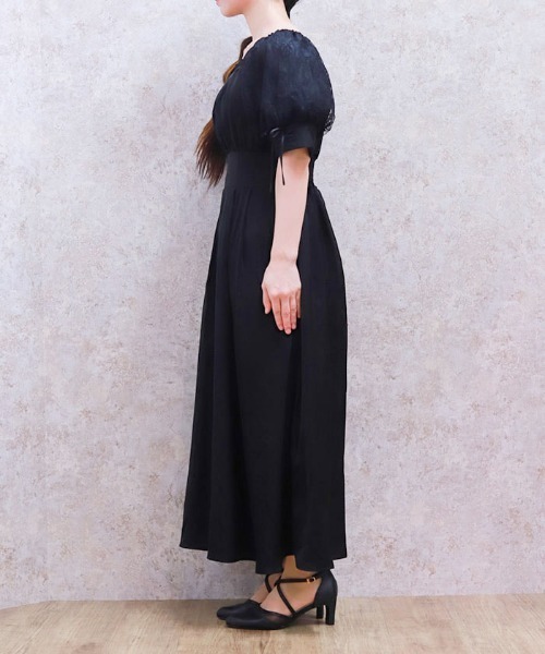 「axes femme」 半袖ワンピース FREE ブルーグリーン レディース_画像2