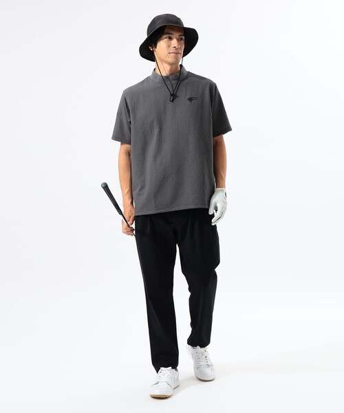 「BEAMS GOLF」 半袖シャツ X-LARGE グレー メンズの画像