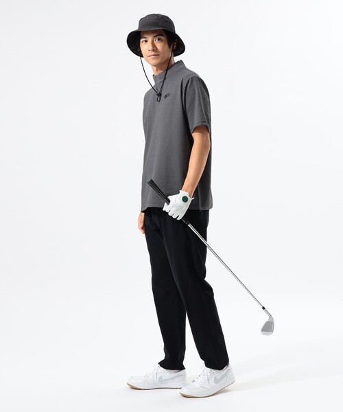 「BEAMS GOLF」 半袖シャツ X-LARGE グレー メンズの画像