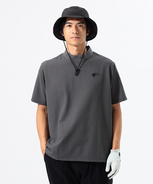「BEAMS GOLF」 半袖シャツ X-LARGE グレー メンズの画像
