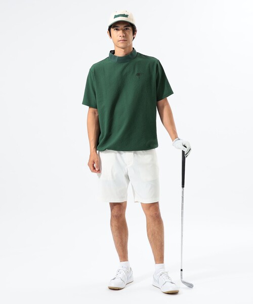 「BEAMS GOLF」 半袖シャツ X-LARGE グレー メンズの画像