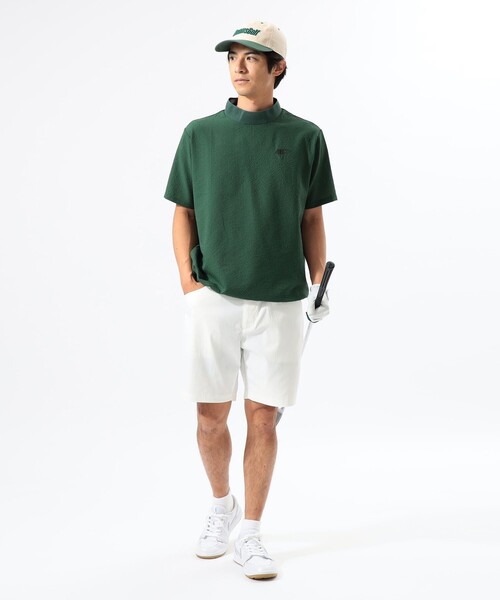 「BEAMS GOLF」 半袖シャツ X-LARGE グレー メンズの画像