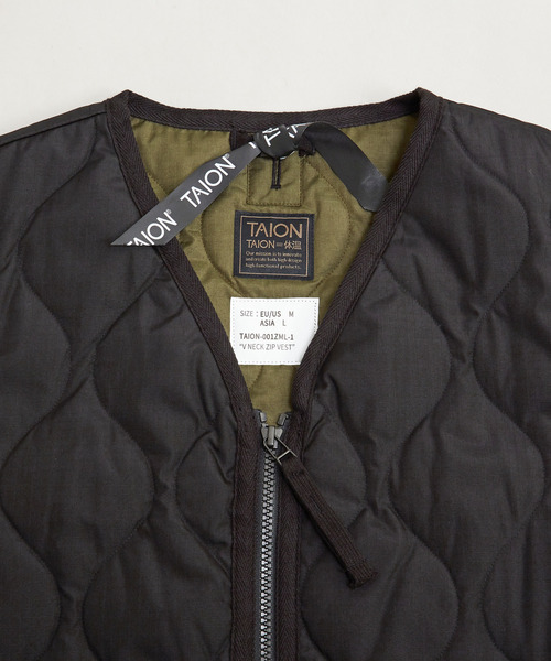 TAION（タイオン） ダウンベスト ベスト 「TAION/タイオン」ミリタリー