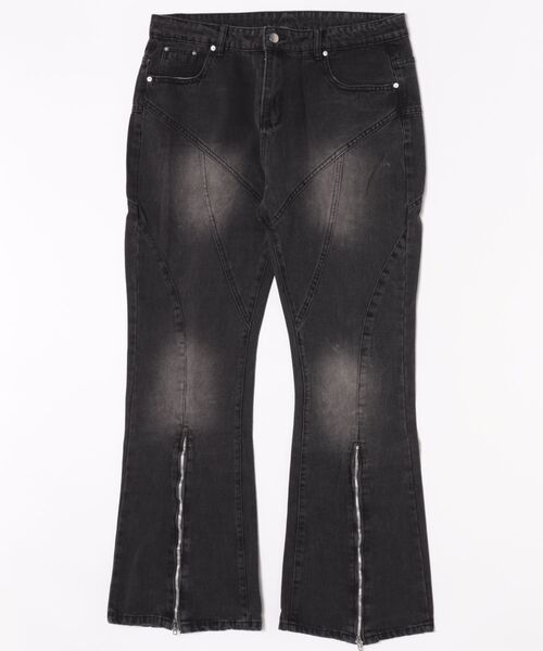 ジーンズ ZIP-FLARE WIDE DENIM メンズ レディース : ZOZOTOWN Yahoo