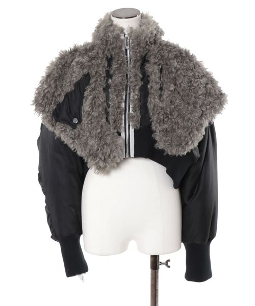 美品　UN3D ブルゾン 中古・古着通販】UN3D. (アンスリード) ボアドッキングブルゾン