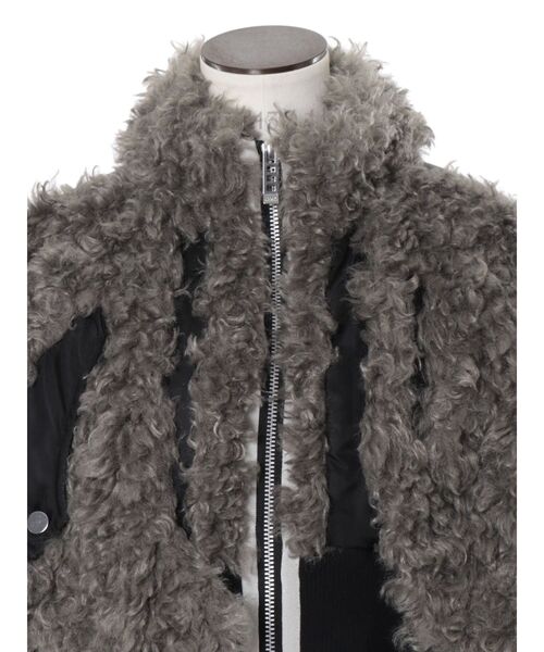 美品　UN3D ブルゾン 中古・古着通販】UN3D. (アンスリード) ボアドッキングブルゾン