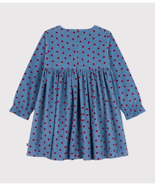 プチバトー　アップル柄ワンピース　116cm PETIT BATEAU（プチバトー） ワンピース ワンピース キッズ 子供服