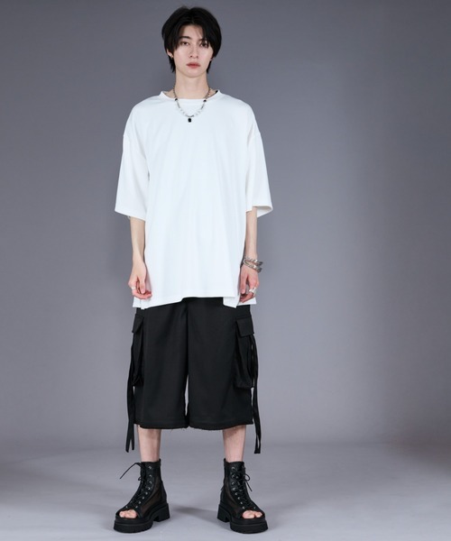 「Ellno Loset」 半袖Tシャツ LARGE オフホワイト メンズ_画像4