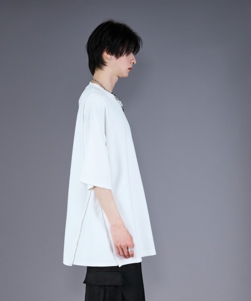 「Ellno Loset」 半袖Tシャツ LARGE オフホワイト メンズ_画像5
