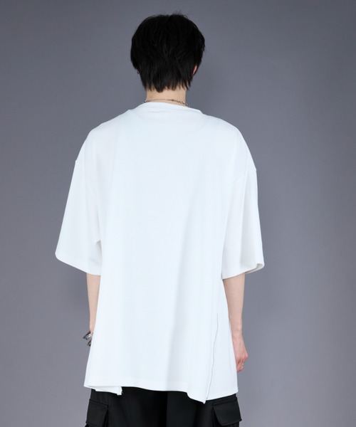 「Ellno Loset」 半袖Tシャツ LARGE オフホワイト メンズ_画像6