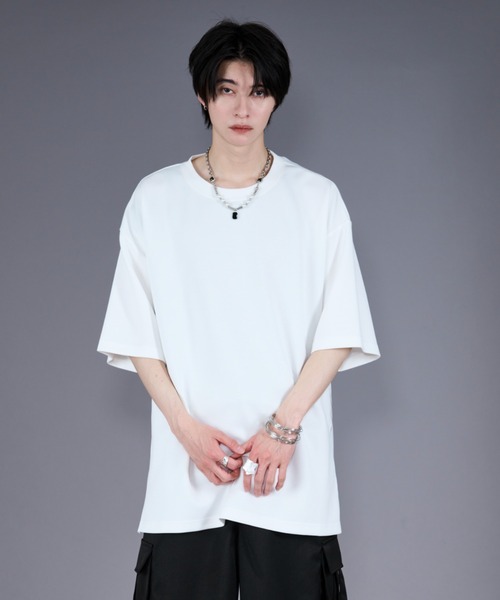 「Ellno Loset」 半袖Tシャツ LARGE オフホワイト メンズ_画像8
