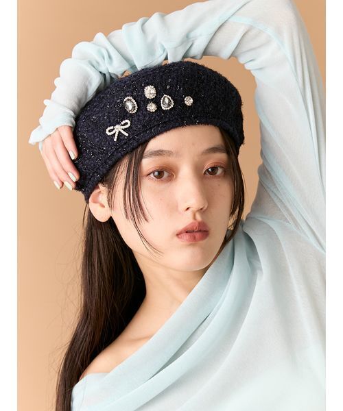 LILY BROWN（リリーブラウン） 帽子 ベレー帽 「L.B CANDY STOCK