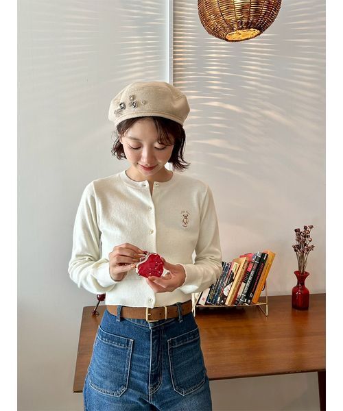 LILY BROWN（リリーブラウン） 帽子 ベレー帽 「L.B CANDY STOCK