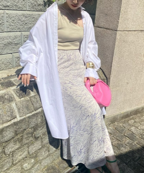 「FRAY I.D」 ロングスカート 0 ホワイト レディース_画像2