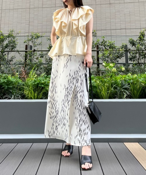 FRAY I.D（フレイ・アイディー） ロングスカート 0 ホワイト