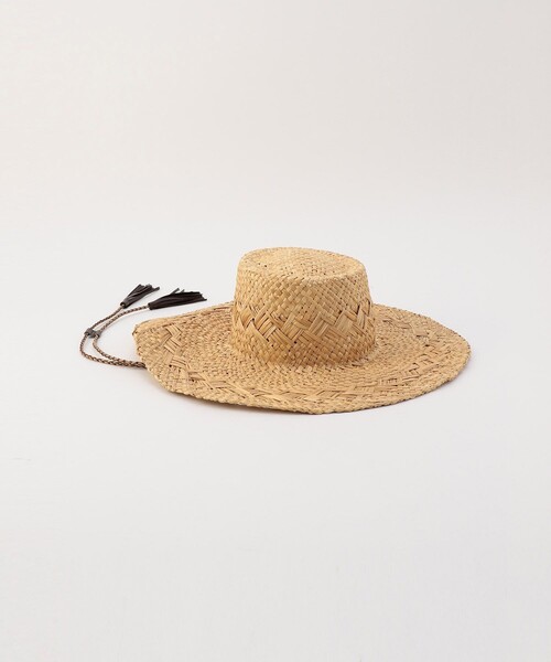 「SUBLIME」 ストローハット ONE SIZE ベージュ レディース_画像4