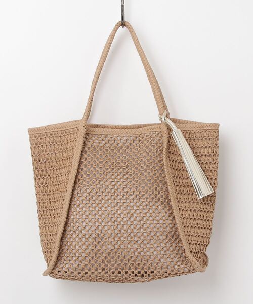 SHIPS any 「SHIPS any」 トートバッグ ONE SIZE キャメル レディース