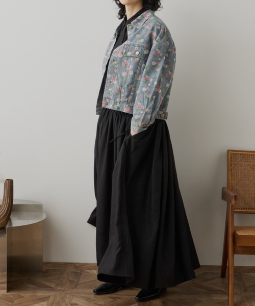 Libra Cue（リブラ キュー） ワンピース ブラウジングロングワンピース